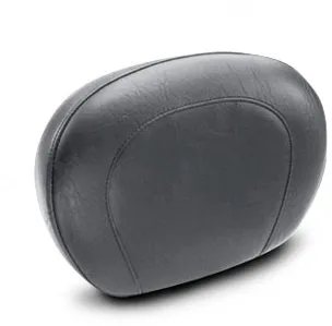 Mustang Smooth Sissy Bar Pad In Black For Kawasaki 2003-2008 Vulcan 1600 Classic Models (12 Inch x 9 Inch) (75946)