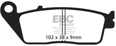 Ebc Double-h Sintered Brake Pads (FA226HH)