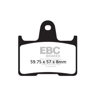 EBC Brakes Rear Organic Brake Pads For 2014-2022 XL Models (ARM8960118)