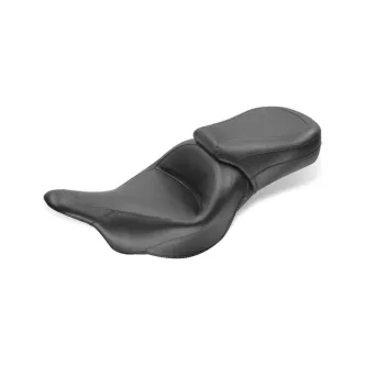 Mustang 1 Piece Standard Touring Seat For Kawasaki 2009-2021 Vulcan 1700 Voyager & 2009-2014 Vulcan 1700 Nomad Models (76601)
