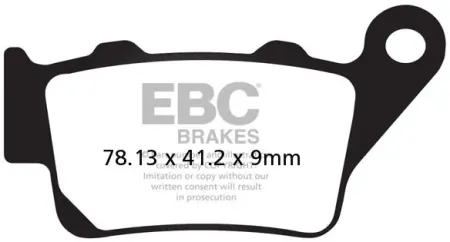 Ebc V-pad Semi Sintered Brake Pads (FA213V)
