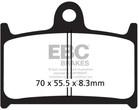 Ebc Double-h Sintered Brake Pads (FA236HH)