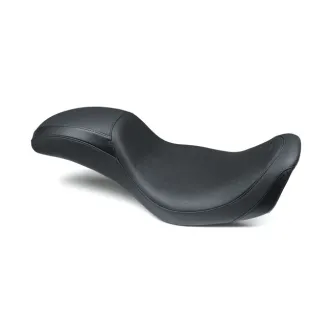 Mustang Hightail Fastback Seat in Black For 2014-2017 Dyna FXDF Fat Bob Models (ARM224865)