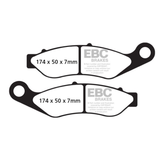 EBC Brakes Front Double-H Sintered Brake Pads For 2014-2018 Trike Models (ARM340675)