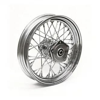 Doss 40 Spoked 3.00 x 16 Rear Wheel In Chrome For Harley Davidson 1986-1999 FLT, FLHT, FLHR, FLTR Models (64436)