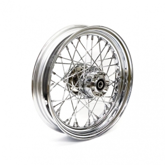 Doss 40 Spoked 3.00 x 16 Rear Wheel In Chrome For Harley Davidson 2000-2006 FXST/FLST & 2000-2006 FXD Models (ARM694875)