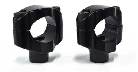 Doss Mini Apes Risers in Black For 1-1/4 inch Handlebars (41003)