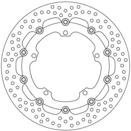 *6 Days Extra Transit TIME* Moto-master Halo Series Floating Brake Rotor (112154)