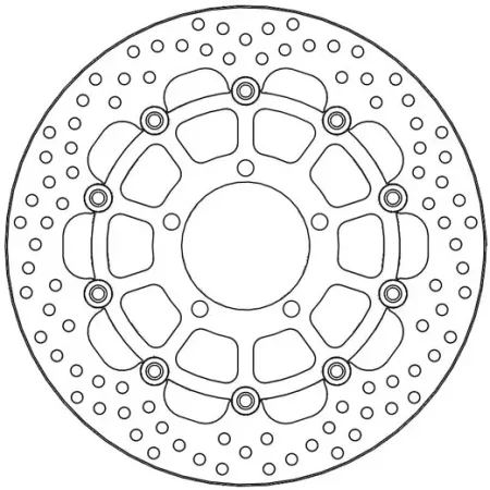 Moto-master Halo Series Floating Brake Rotor (112174)