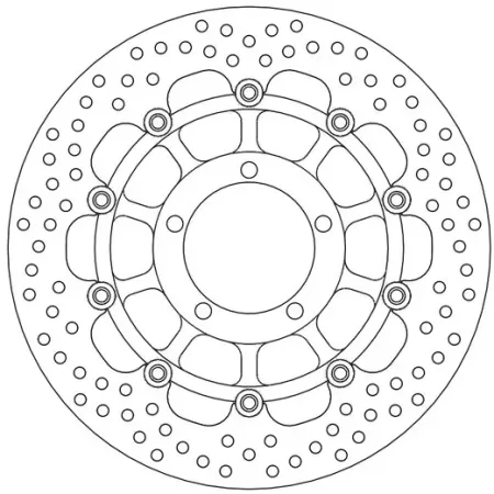 Moto-master Halo Series Floating Brake Rotor (113128)
