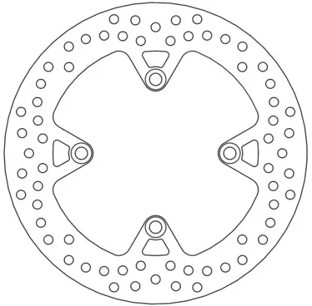 Moto-master Halo Series Brake Rotor (110525)
