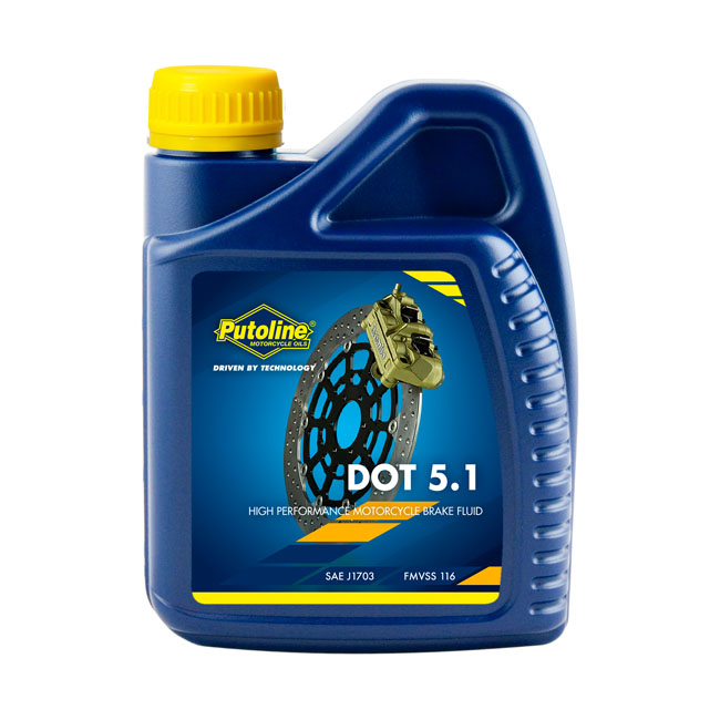 Putoline Dot 5.1 Brake Fluid 500ml (ARM142195) ARH Custom USA