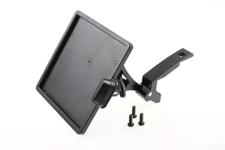 Cult Werk 180 x 200mm Germany Side Mount License Plate Bracket With Slide In Frame For Harley Davidson 2019-2021 Softail FXDR Models (HD-BRO059-DF)