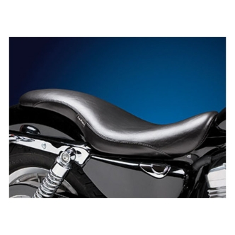 Le Pera King Cobra Smooth Foam 2-Up Seat 11 Inch Wide in Black For 2004-2020 XL Sportster (Excluding 2007-2009 XL) With 4.5 Gallon Fuel Tank Models (LC-896)
