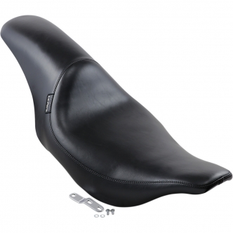 Le Pera Silhouette Foam 2-Up Seat 12 Inch Rider Width in Black For 2002-2007 Touring FLHT, FLHS Models (LH-867)