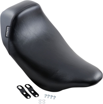 Le Pera Bare Bones Smooth Foam Solo Seat 11 Inch Wide in Black For 2008-2023 Touring Models (LK-005)