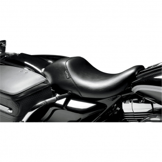 Le Pera Bare Bones Smooth Foam Up Front Solo Seat 12 Inch Wide in Black For 2002-2007 FLHR Models (LHU-005RK)