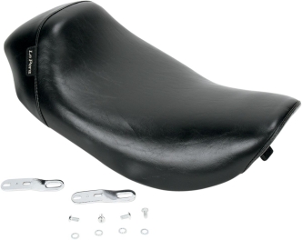 Le Pera Bare Bones Smooth Foam Up Front Solo Seat 11.5 Inch Wide in Black For 2006-2007 FLHX Street Glide Models (LH-005SG)