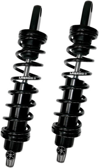 Legend Air Suspension 12 Inch Revo A Heavy Duty Shocks For Harley Davidson 2004-Up Sportster Motorcycles (1310-1121)
