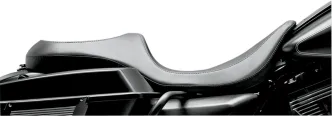Le Pera Villain Foam 2-Up Seat 10.5 Rider Width in Black For 2008-2023 All Touring Models (LK-817)