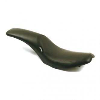 Le Pera Silhouette Smooth Foam 2-Up Seat 9 Inch Rider Width in Black For 1964-1984 FL, FX Models (L-862)