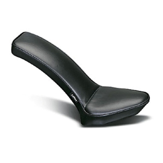 Le Pera Cobra Smooth Foam 2-Up Seat 10 Inch Rider Width in Black For 1964-1984 FL, FX Models (L-072)