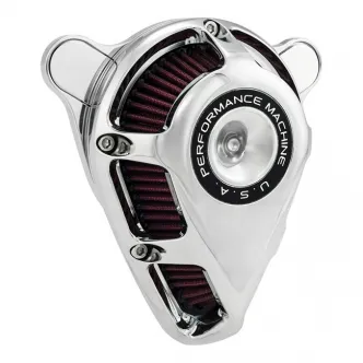 Performance Machine Jet Air Cleaner in Chrome Finish For 1991-2020 XL Sportster (Excluding XR1200) Models (0206-2114-CH)