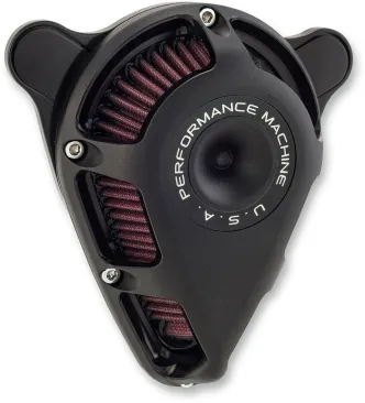 Performance Machine Jet Air Cleaner in Black Ops Finish For 1991-2020 XL Sportster (Excluding XR1200) Models (0206-2114-SMB)
