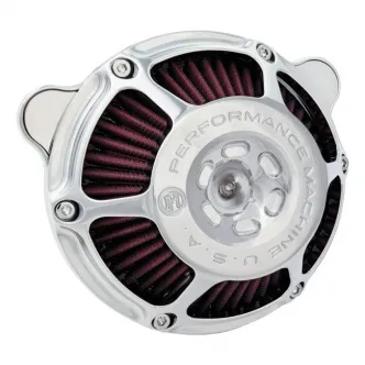 Performance Machine MAX HP Air Cleaner in Chrome Finish For 1991-2020 XL Sportster (Excluding XR1200) Models (0206-2080-CH)