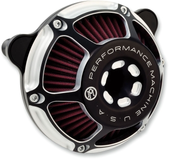 Performance Machine Max HP Air Cleaner in Contrast Cut Finish For 1991-2020 XL Sportster (Excluding XR1200) Models (0206-2080-BM)
