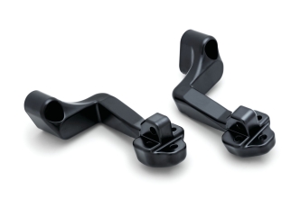 Kuryakyn Passenger Board Mounts In Black For Indian 2015-2021 Roadmaster & Springfield Models, Compatible With Chief, Chieftain & Challenger Models To Convert From Passenger Pegs To Floorboards (5831)