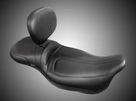 Le Pera Maverick Daddy Long Legs Seat With Driver Backrest For Harley Davidson 2008-2025 Touring Models (excl. 23-25 VVT Models) (LK-957DLTBR)