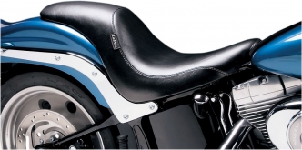 Le Pera Silhouette Smooth Full-Length Seat With Biker Gel For Harley Davidson 2006-2017 Softail Models (LGK-860)