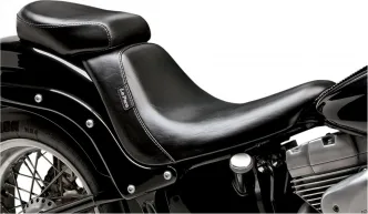 Le Pera Bare Bones Smooth Pillion Pad In Black For Harley Davidson 2007-2017 Softail Models With 200mm Tyre (LK-007PDX)