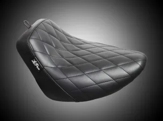 Le Pera Bare Bones Solo Diamond Stitch Seat For Harley Davidson 2018-2023 Softail Street Bob FXBB, FLSL Slim & FXST Standard Models (LY-007DM)