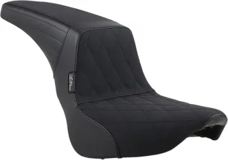 Le Pera KickFlip Diamond Stitch Gripp Tape Seat For Harley Davidson 2018-2023 Softail FXBR Breakout Models (LYB-590DMGP)