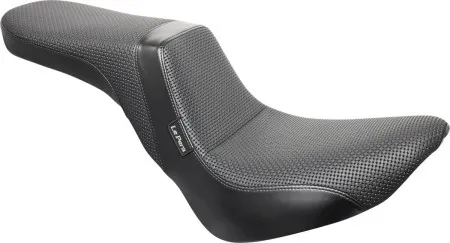 Le Pera Daytona 2 Up Basket Weave Seat For Harley Davidson 2018-2025 Softail Deluxe FLDE & Heritage FLHC Models (LYX-543BW)