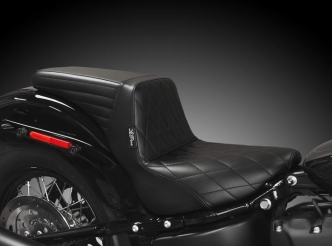 Le Pera KickFlip Diamond Stitched Seat For Harley Davidson 2018-2023 Softail FXFB Fat Bob Models (LYF-590DM)