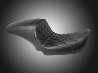 Le Pera KickFlip 2 Up Diamond Stitched Seat For Harley Davidson 1996-2003 Dyna Models (LN-591DM)