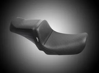 Le Pera Tailwhip Basket Weave 2 Up Seat For Harley Davidson 2006-2017 Dyna Models (LK-581BW)