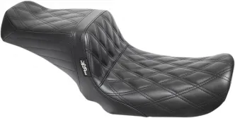 Le Pera Tailwhip Double Diamond Stitched Seat For Harley Davidson 2006-2017 Dyna Models (LK-581DD)