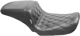 Le Pera KickFlip Double Diamond Stitch Seat For Harley Davidson 2006-2017 Dyna Models (LK-591DD)