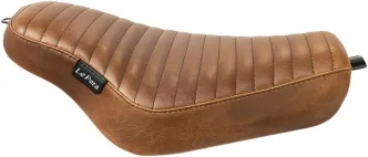 Le Pera Streaker Pleated Solo Seat In Brown For Harley Davidson 2004-2022 Sportster Models (LK-356PTTDV)