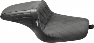Le Pera KickFlip Diamond Stitched Gripp Tape Seat For Harley Davidson 2010-2022 Sportster Models (LK-596DMGP)