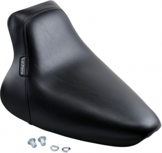 Le Pera Smooth Bare Bones Solo Seat With Biker Gel For Harley Davidson 2000-2007 Softail Models With 150mm Rear Tire (Excl. Deuce) (LGX-007)