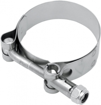 SuperTrapp T-Bolt Clamp 1.75 Inch (44.5mm) Diameter In Stainless Steel Finish (094-1750)