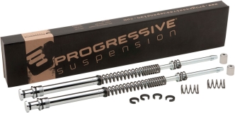 Progressive Suspension Lowered Height Symmetrical Fork Monotube Cartridge Kit For 2000-2017 FLST Models (31-2504)