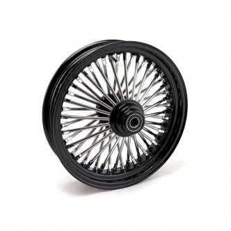 Doss Radial 48 Fat Spoke 3.50 X 16 Single Flange TUV Front Wheel In Black (ARM298795)