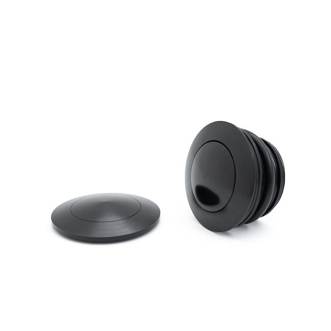 Killer Custom FlushMount Fuel Cap Kit In Black For Harley Davidson