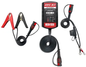 BS Battery BS10 Smart Motorcycle Charger & Maintainer For Lead Acid & Lithium Batteries (700516)